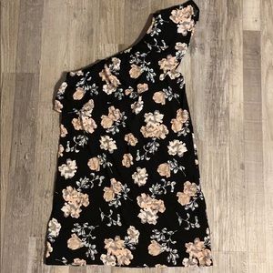 Cute over one shoulder dress from Love Fire
